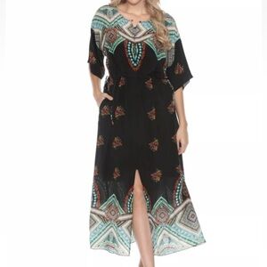 Johnny Was silk Jewel Thalia silk dress w/slip NWT